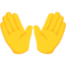 Open Hands emoji on Messenger